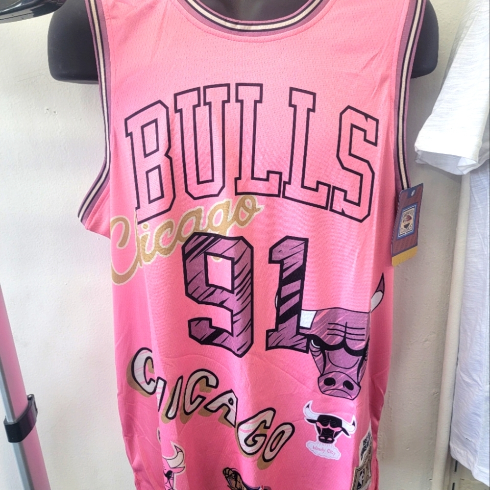 🔥 Limited edition Dennis Rodman Chicago Bulls Jersey